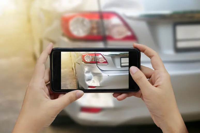 ongeval, car accident